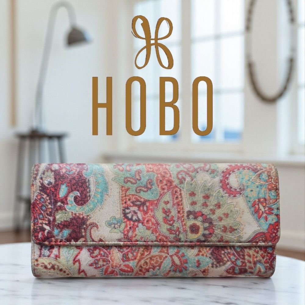 HOBO Multicolor Paisley Wallet